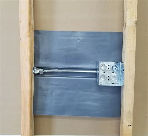 correct way to install lead lining for electrical boxes|led backing for electrical box.